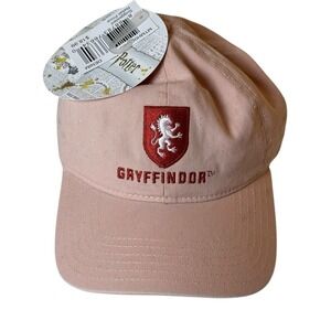 Harry Pottery Wizarding World Gryffindor Pink Ball Hat Adjustable